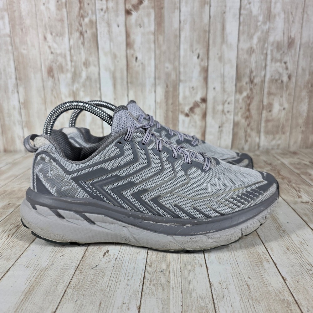 Hoka Gray Athletic Shoes